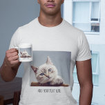 Foto für personalisierte Begleiter und Text Kaffeetasse<br><div class="desc">Foto für personalisierte Haustiere und Textkaffee Tasse</div>