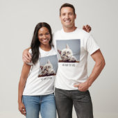 Foto für personalisierte Begleiter und Text T-Shirt (Unisex)