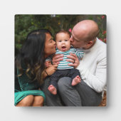 Foto für personalisierte benutzerdefinierte Famili Fotoplatte (Vorderseite)