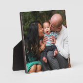 Foto für personalisierte benutzerdefinierte Famili Fotoplatte (Vorderseite)