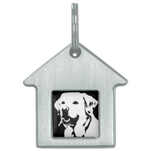 Foto für personalisierte Dog Portrait Foto Name Tiermarke