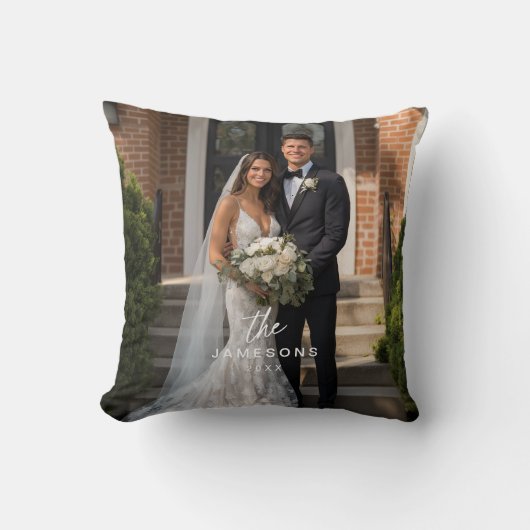 Foto für personalisierte Ehepaare Kissen (Vorderseite)