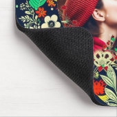 Foto für personalisierte Herzflora Mousepad (Ecke)