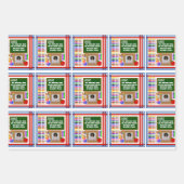 Foto für personalisierte Lehrer Geschenkpapier Set (Vorderseite 2)