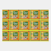 Foto für personalisierte Lehrer Geschenkpapier Set (Vorderseite)