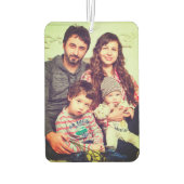 Foto für personalisierte Leuchtfilter Autolufterfrischer (Rückseite)