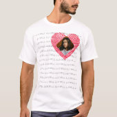 Foto für personalisierte LIEBE T-Shirt (Vorderseite)