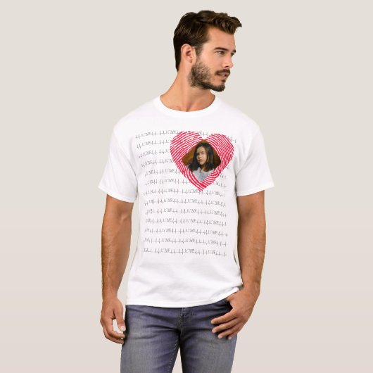 Foto für personalisierte LIEBE T-Shirt (Vorne ganz)