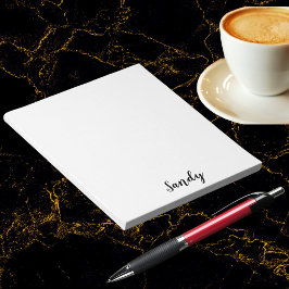 Foto für Personalisierte Namensvorwahl für kleine  Notizblock