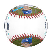 Foto für personalisierte Player und Nummer Baseball (Rückseite)