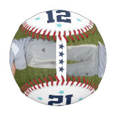 Foto für personalisierte Player und Nummer Baseball (Vorderseite)