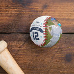 Foto für personalisierte Player und Nummer Baseball<br><div class="desc">Mit diesem personalisierten Baseball mit zwei Fotos und dem Namen,  der Nummer,  dem Team oder der Liga Ihres Spielers und dem Jahr können Sie sich ein phantastisches Geschenk für Ihren Lieblings-Laguer oder Baseballspieler machen. Ein tolles Geschenk zum Geburtstag,  Weihnachten oder zum Ende der Baseballsaison!</div>