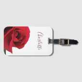 Foto für personalisierte Rose Gepäckanhänger (Vorderseite (Horizontal))