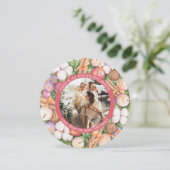 Foto für Personalisierte Weihnachtsfeiertage Feiertagskarte (Stehend Vorderseite)