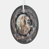 Foto für Personalisierte Weihnachtsfeiertage Ornament Aus Glas (Vorderseite links)