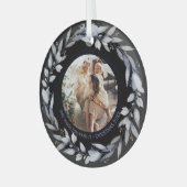 Foto für Personalisierte Weihnachtsfeiertage Ornament Aus Glas (Vorderseite links)