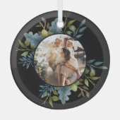 Foto für Personalisierte Weihnachtsfeiertage Ornament Aus Glas (Vorderseite)