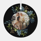 Foto für Personalisierte Weihnachtsfeiertage Ornament Aus Glas (Rückseite)