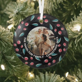 Foto für Personalisierte Weihnachtsfeiertage Ornament Aus Glas