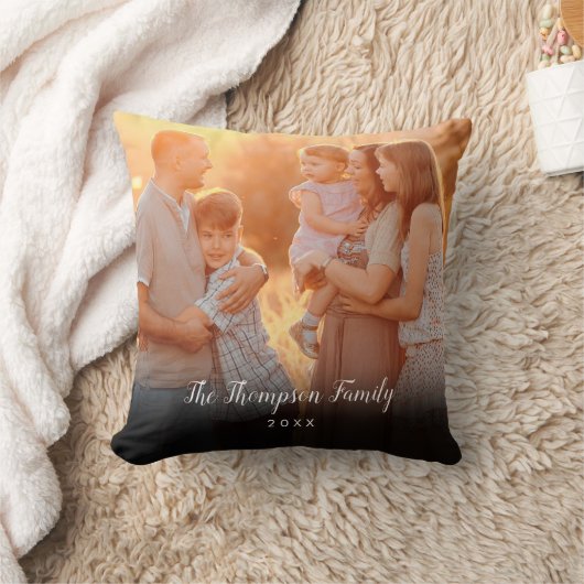 Foto für personalisierten Skriptnamen Kissen (Decke)