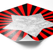 Foto für Rahmen in Rot und Schwarz (Ecke)