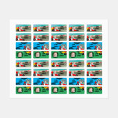 Foto für Rennwagen Etiketten (Blatt)