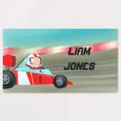 Foto für Rennwagen Etiketten (Design 2)