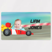 Foto für Rennwagen Etiketten (Design 1)