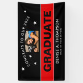 Foto für Rot und Schwarz Banner (Vertikal)