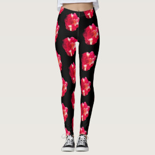 Foto für Rot und Weiß, benutzerdefinierte Leggings