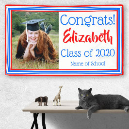 Foto für Rot-Weiß- und Blauer-Schulfarben Banner