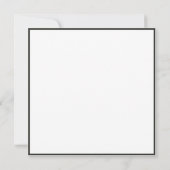 Foto für Ruhe Dankeskarte (Rückseite)