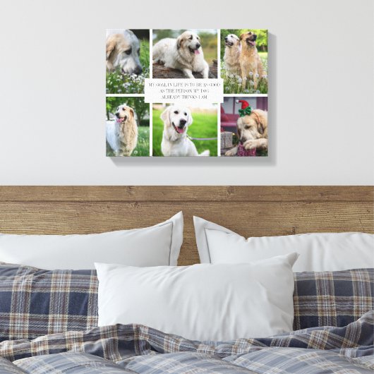 Foto für Sammeltiere Moderne Leinwand für Dog Quot (Insitu (Schlafzimmer))