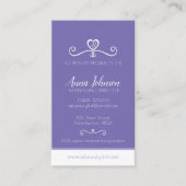 Foto für Schönheitspflege oder Kosmetik Visitenkarte (Vorderseite)