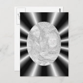 Foto für Schwarz-Silber-Raster Postkarte (Vorne/Hinten)