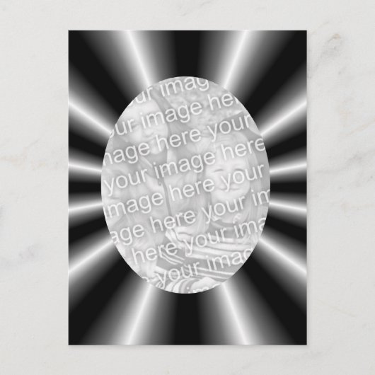 Foto für Schwarz-Silber-Raster Postkarte (Vorderseite)