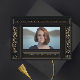 Foto für Schwarz und Gold-Abschluss Ankündigung