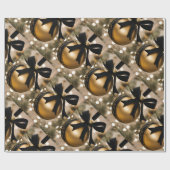 Foto für Schwarz und Gold Geschenkpapier (Flach)