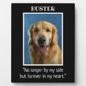 Foto für Schwarz-Weiß-Hunde Fotoplatte (Vorderseite)