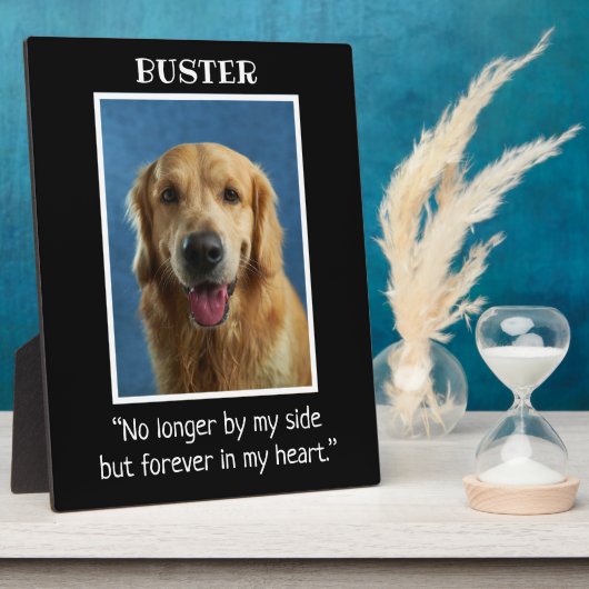 Foto für Schwarz-Weiß-Hunde Fotoplatte (Seite)