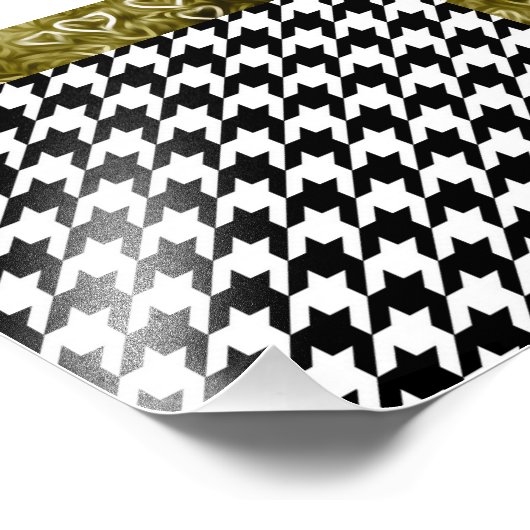 Foto für Schwarz/Weiß-Muster (Ecke)