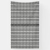 Foto für Schwarz-Weiß-Muster Banner (Vertikal)