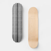Foto für Schwarz-Weiß-Muster Skateboard (Vorderseite)