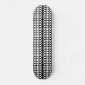 Foto für Schwarz-Weiß-Muster Skateboard (Vorderseite)