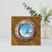 Foto für schwarze und goldene Abschluss Einladung (Stehend Vorderseite)