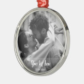 Foto für Schwarzweiß-Weihnachtsvorlage Ornament Aus Metall (Links)