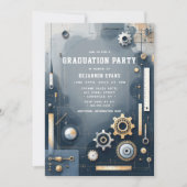 Foto für Silbergears Engineering Abschluss Einladung (Vorderseite)