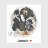 Foto für Skript-Abschluss mit benutzerdefiniertem Aufkleber (Blatt)