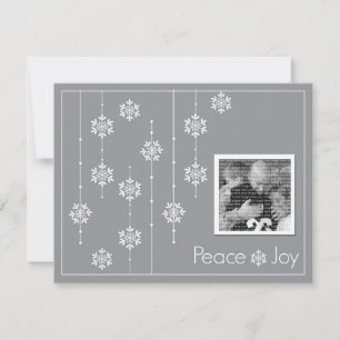 Foto für Snowflakes Feiertagskarte
