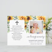 Foto für Sonnenblumen Beerdigung (Stehend Vorderseite)